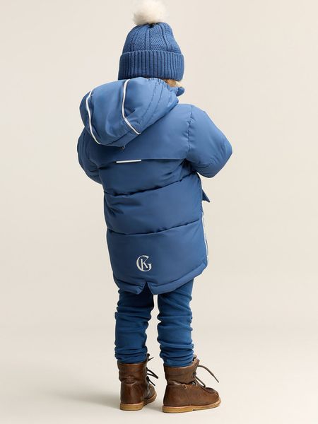 Gullkorn design,  Jade parkas stormbl&aring;