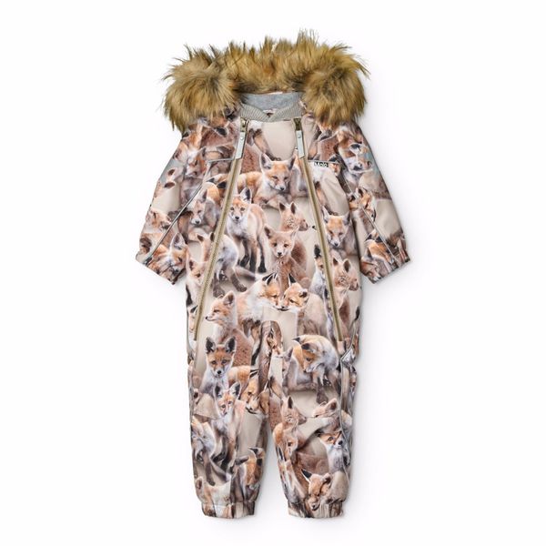  Molo vinterdress Pyxis fur playing foxes