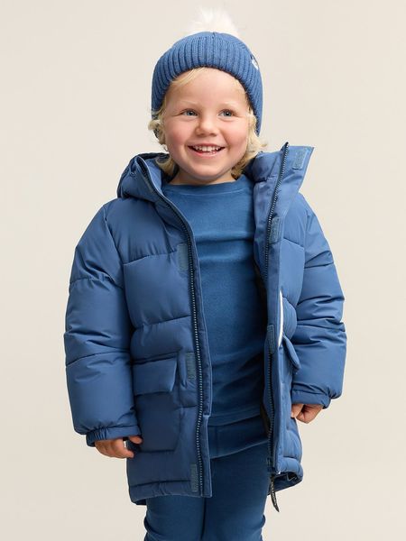 Gullkorn design,  Jade parkas stormbl&aring;