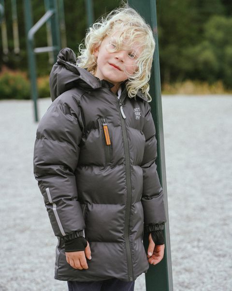 Kattnakken , Bobleregnk&aring;pe sludd junior kattesvart